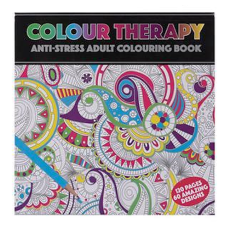Colouring Therapy - 120 Pages - 21 x 20cm